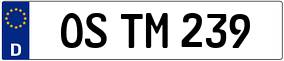 Truck License Plate